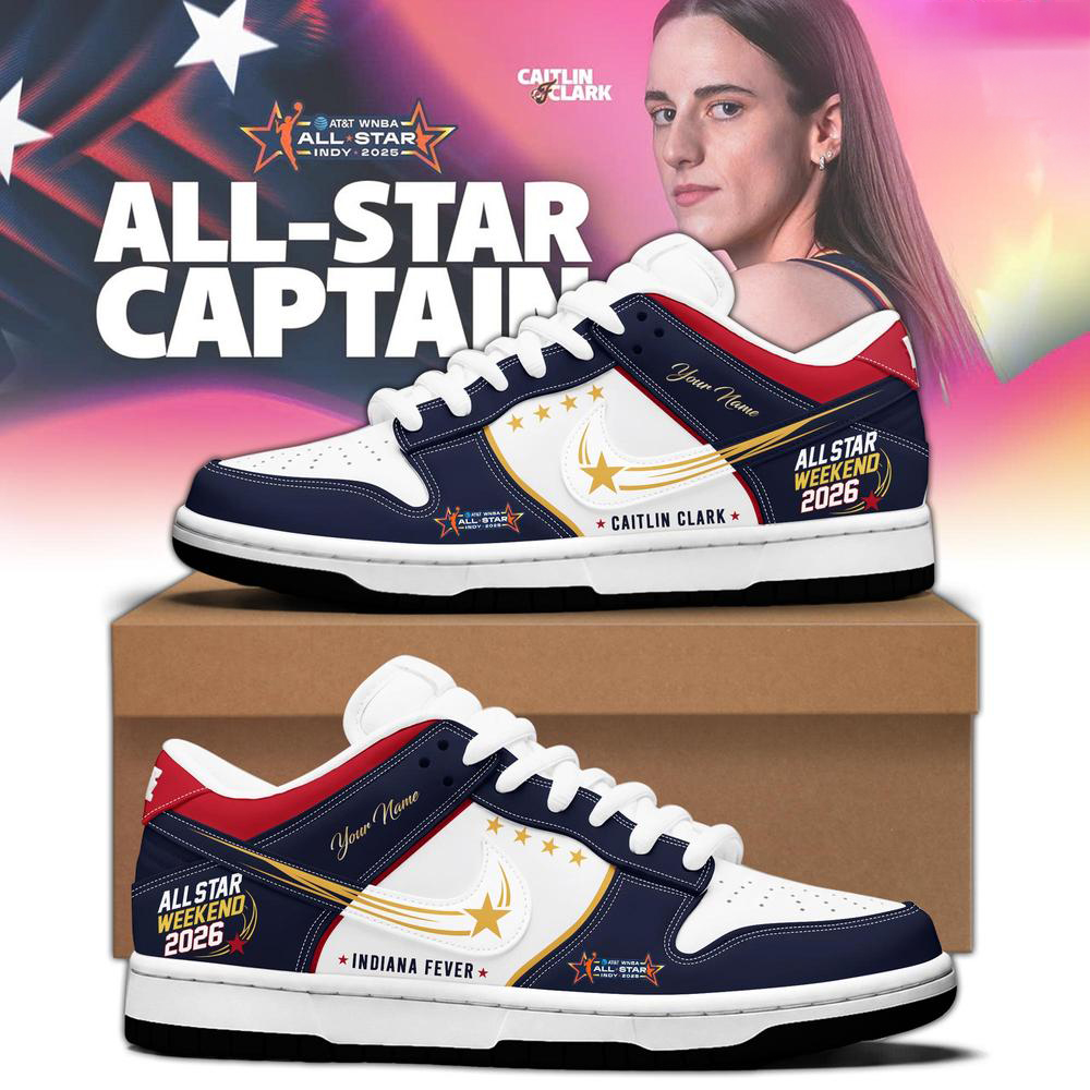 Caitlin Clark Navy WNBA All Star Basketball Sneakers