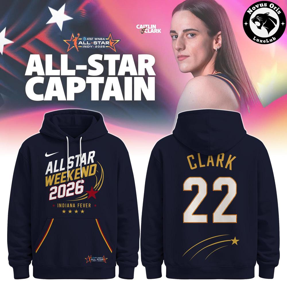 Caitlin Clark WNBA All-Star 2026 Indiana Fever Hoodie