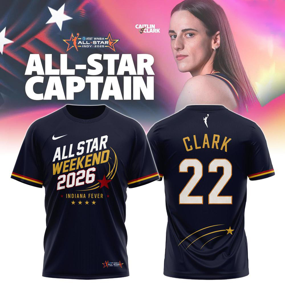 Caitlin Clark WNBA AllStar 2026 Indiana Fever TShirt