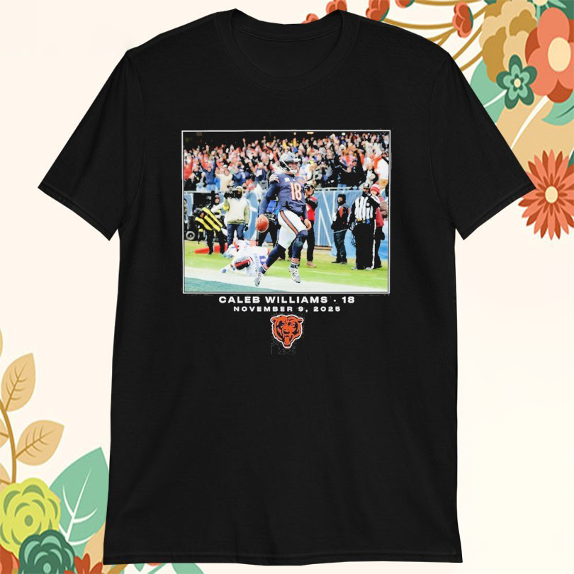 Caleb Williams Chicago Bears November 9 2025 NFL Flash Features Week 10 TShirts