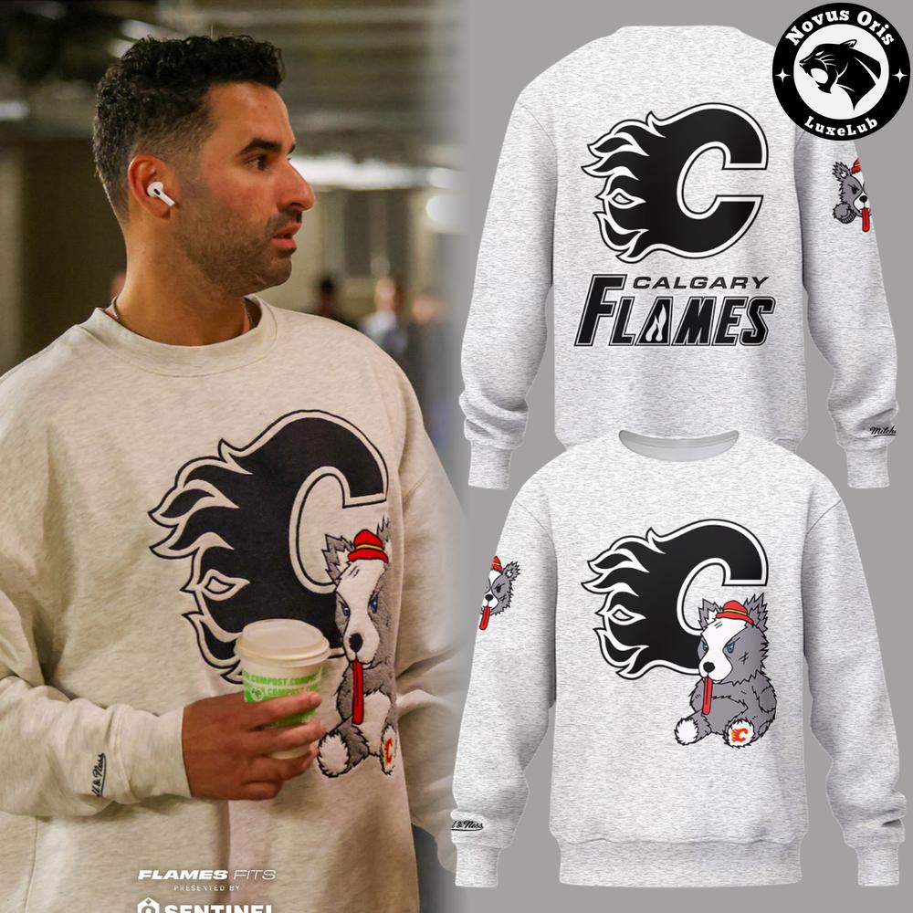 Calgary Flames NHL Harvey the Hound Limited Edition Sweatshirt 1 - Unicasport Calgary Flames NHL Harvey the Hound Limited Edition Sweatshirt