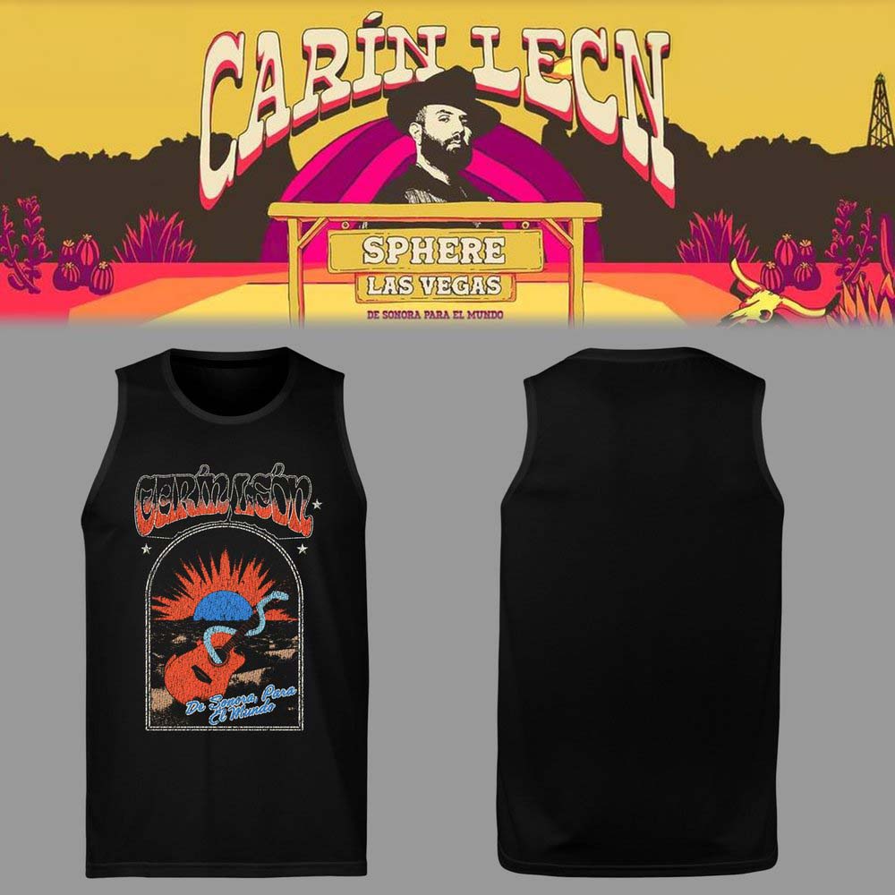 Carin Leon North American Tour 2026 Orange Desert Graphic Basketball Jersey 2 - Unicasport Carin Leon North American Tour 2026 Orange Desert Graphic Basketball Jersey