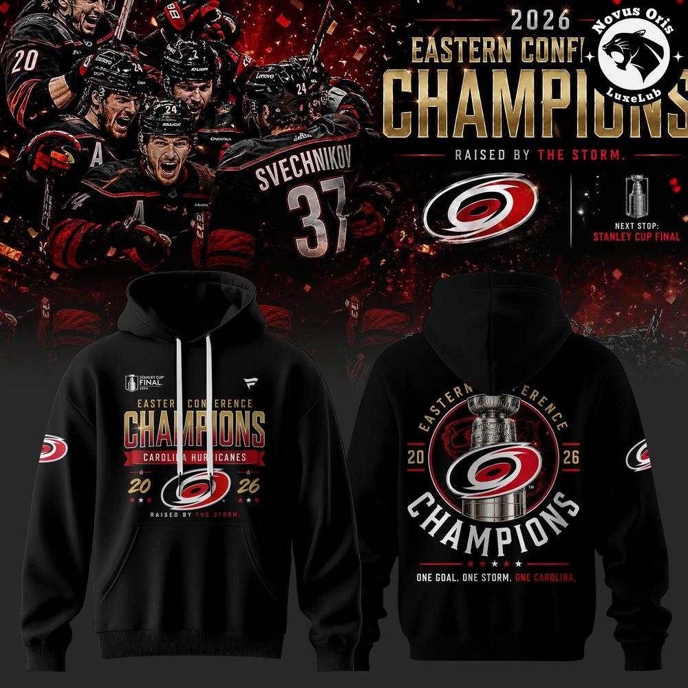Carolina Hurricanes 2026 Eastern Conference Champions Hoodie