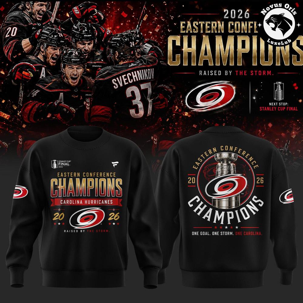 Carolina Hurricanes 2026 Eastern Conference Champions Sweatshirt 1 - Unicasport Carolina Hurricanes 2026 Eastern Conference Champions Sweatshirt