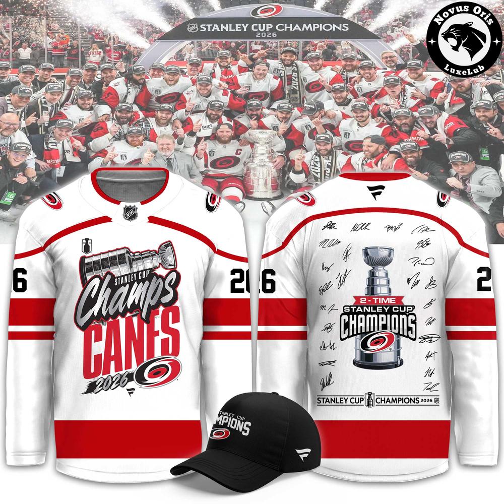 Carolina Hurricanes 2026 Stanley Cup 2-Time Champions Limited Jersey 1 - Unicasport Carolina Hurricanes 2026 Stanley Cup 2-Time Champions Limited Jersey