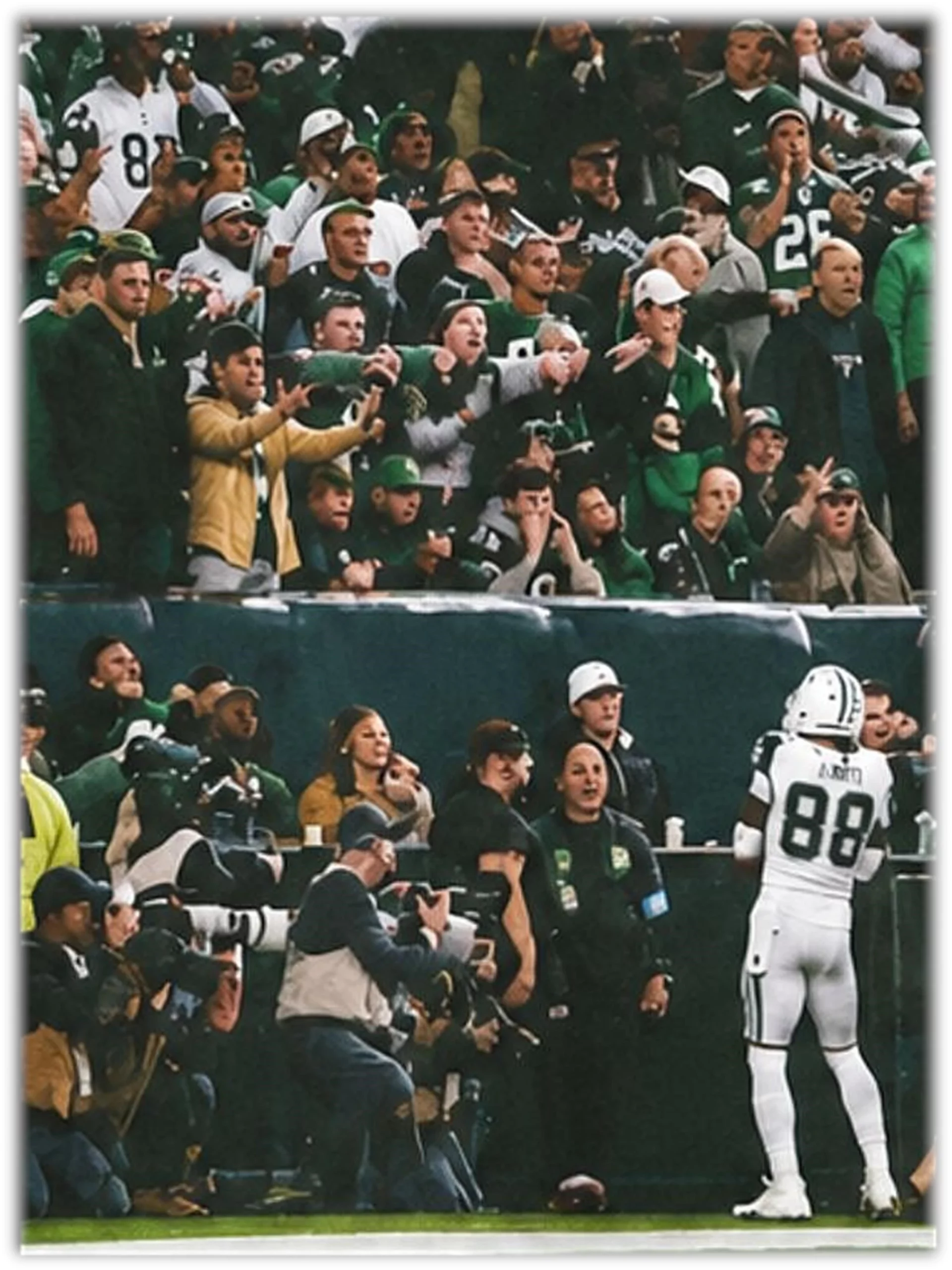CeeDee Lamb Facing Philly Crowd Poster