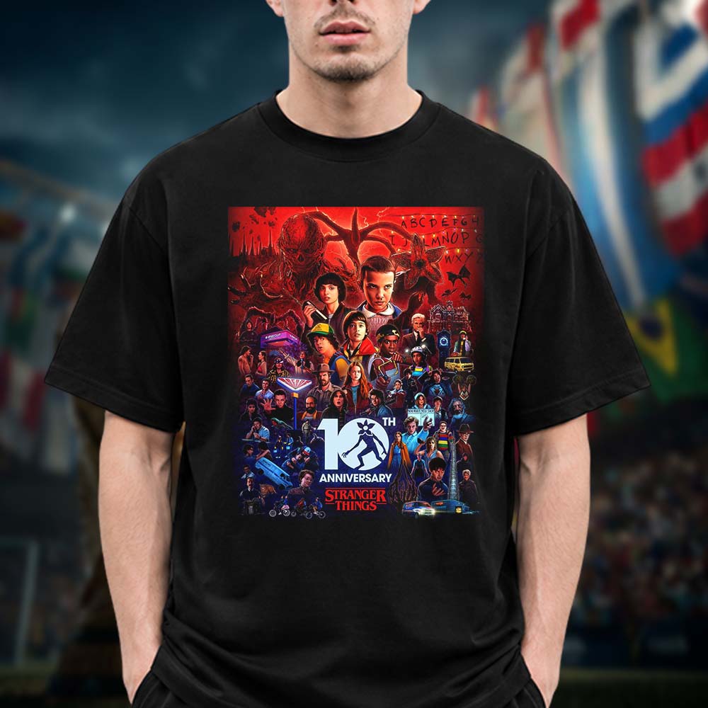 Celebrate Stranger Things 10th Anniversary Unisex T Shirt