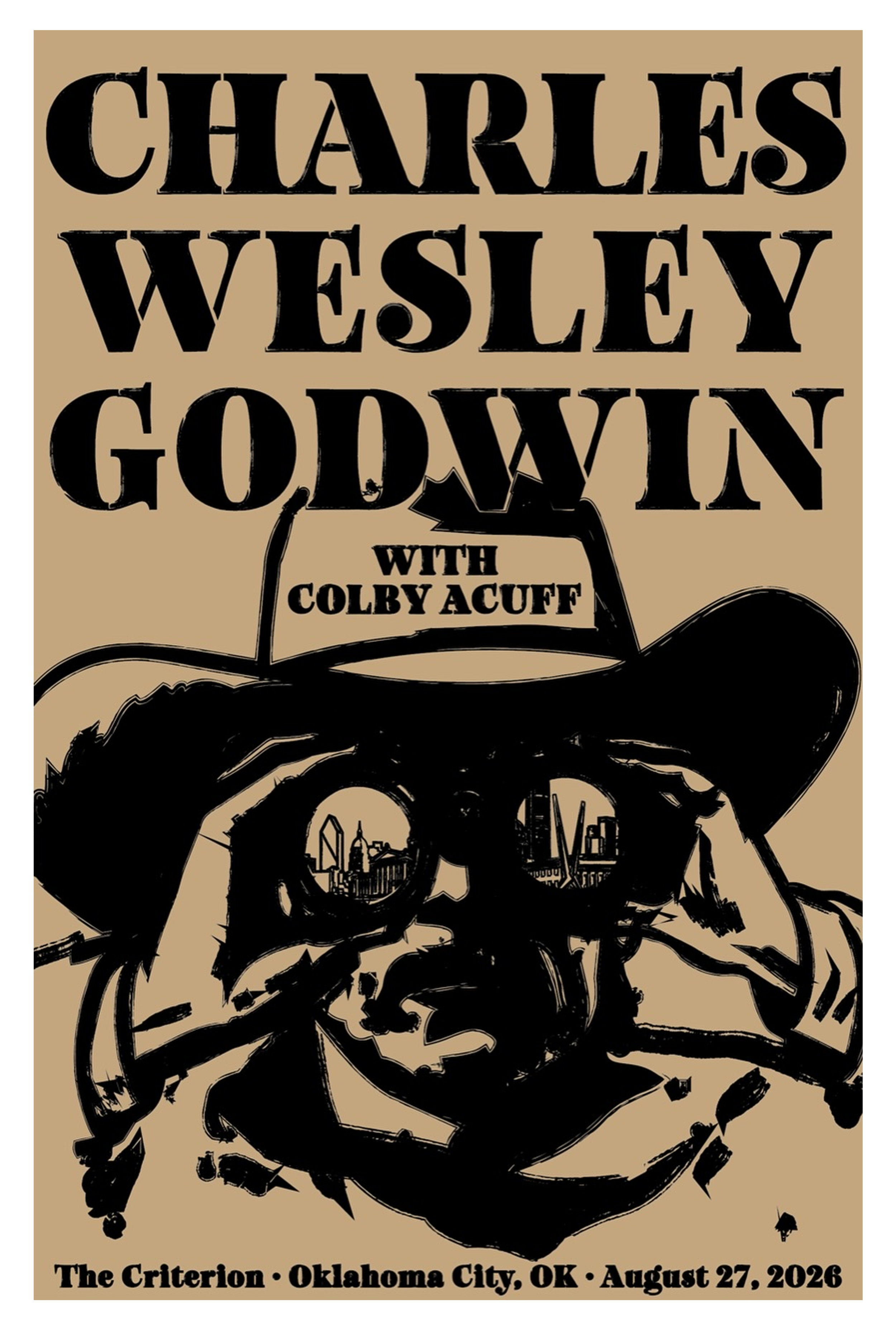 Charles Wesley Godwin The Criterion Oklahoma City August 27 2026 Event Poster