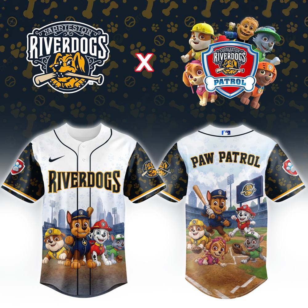 Charleston River Dogs Limited Jersey Marvel Paw Patrol Night