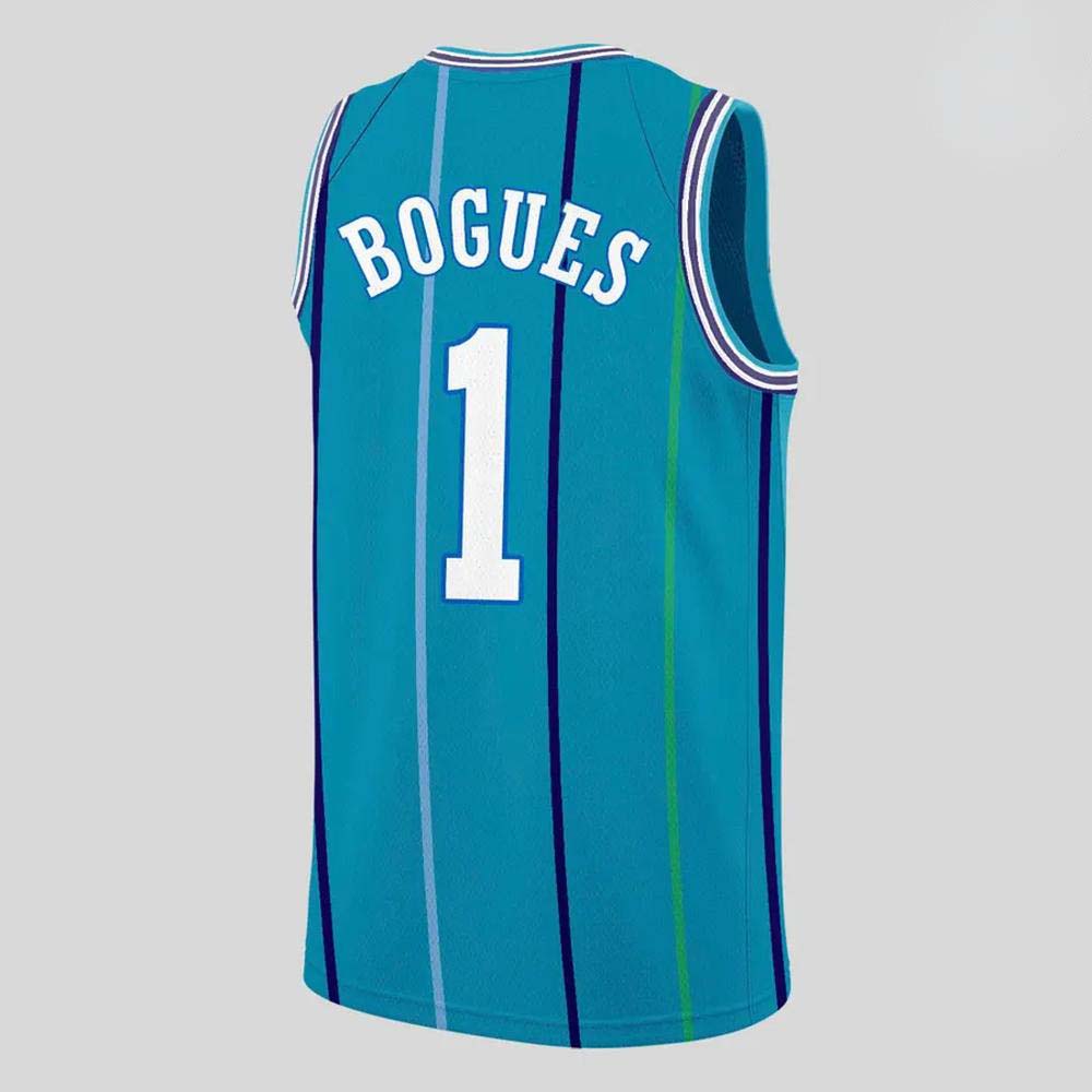 Charlotte Hornets Muggsy Bogues 2026 Basketball Jersey - Image 3