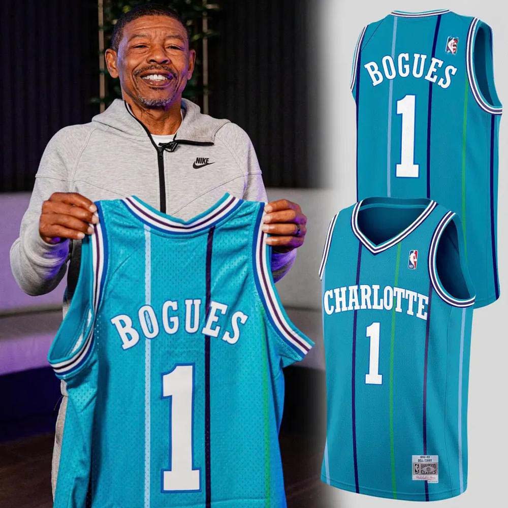 Charlotte Hornets Muggsy Bogues 2026 Basketball Jersey