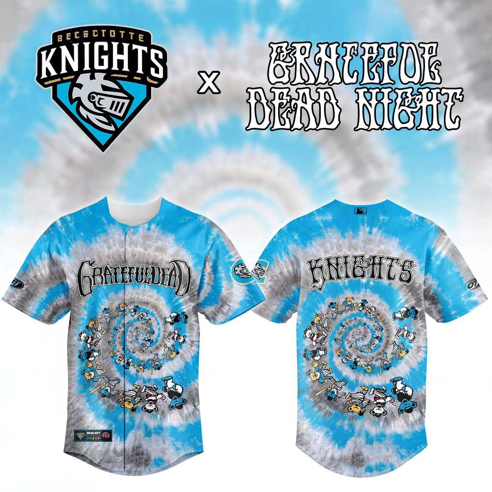 Grateful Dead Night Special Jersey - Charlotte Knights Custom Baseball Apparel