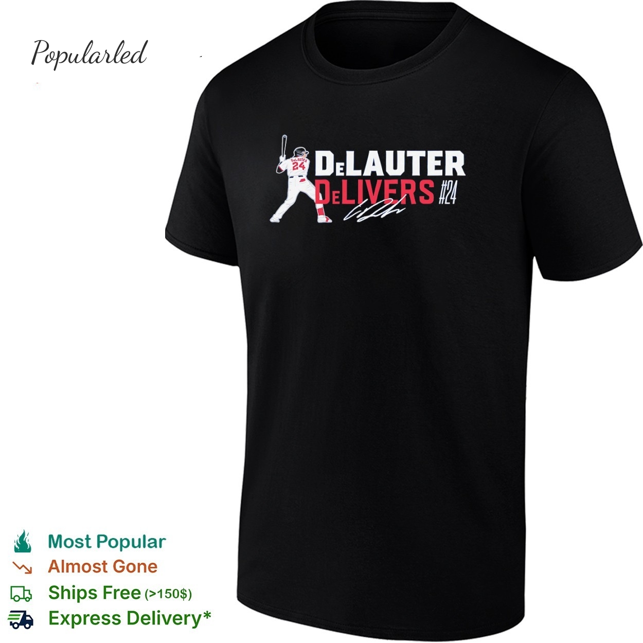 Chase DeLauter Delivers Cleveland Guardians Major League Baseball signature shirt