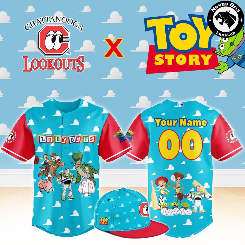 Chattanooga Lookouts x Toy Story Night Woody Buzz Lightyear Baseball Jersey 1 - Unicasport Chattanooga Lookouts x Toy Story Night Woody Buzz Lightyear Baseball Jersey
