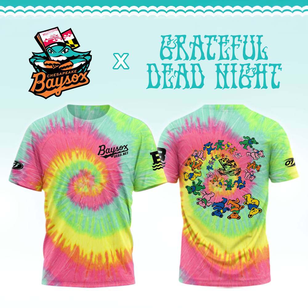 Chesapeake Baysox x Grateful Dead Special Tee - Best Gift for Fans
