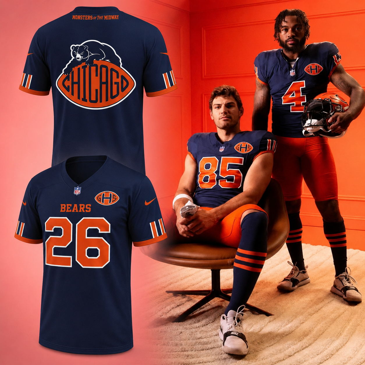 Chicago Bears Built For The Future 2026 Football Jersey 2 - Unicasport Chicago Bears Built For The Future 2026 Football Jersey