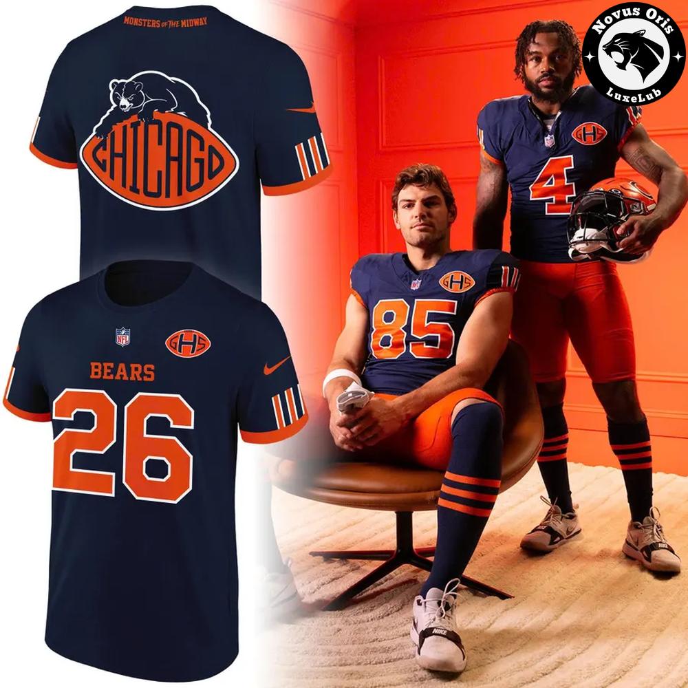 Chicago Bears Return of the Monsters Rivalries Football Jersey 1 - Unicasport Chicago Bears Return of the Monsters Rivalries Football Jersey