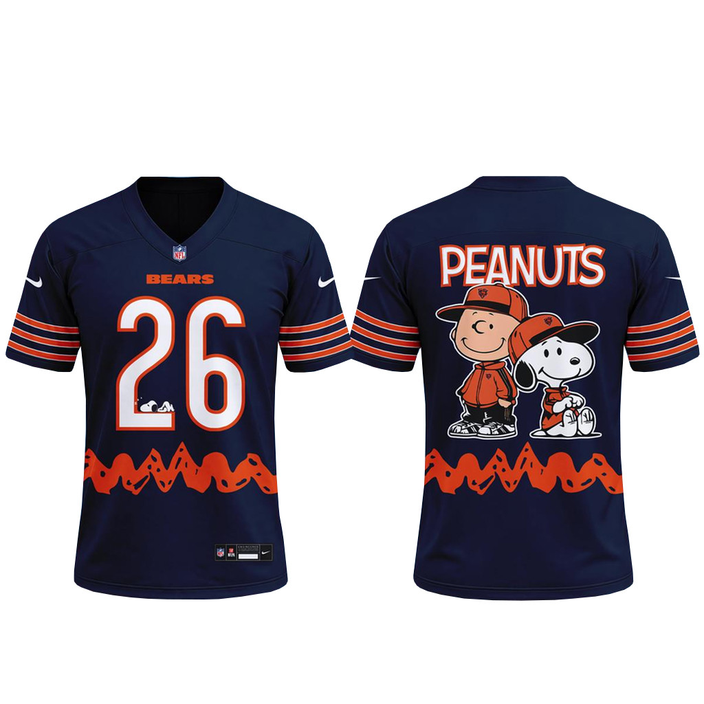 Chicago Bears x Peanuts Night 2026 Football Jersey