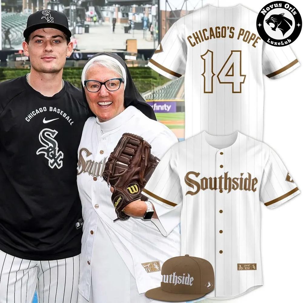 Chicago White Sox Southside Chicago’s Pope 14 Baseball Jersey 1 - Unicasport Chicago White Sox Southside Chicago’s Pope 14 Baseball Jersey