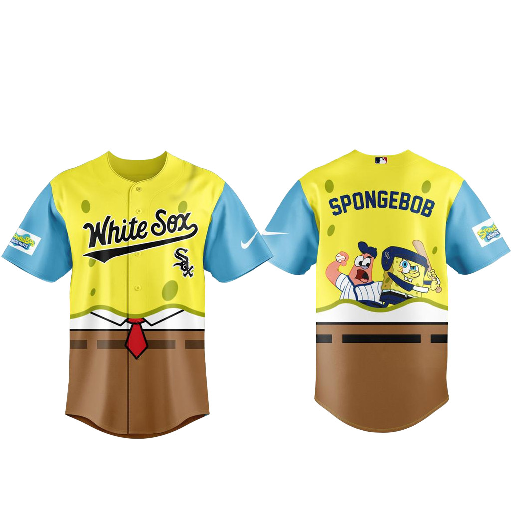 Chicago White Sox SpongeBob Night Baseball Jersey 2026