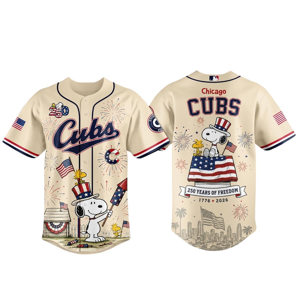 Chicago White Sox x Peanuts USA 250th Anniversary 2026 Baseball Jersey