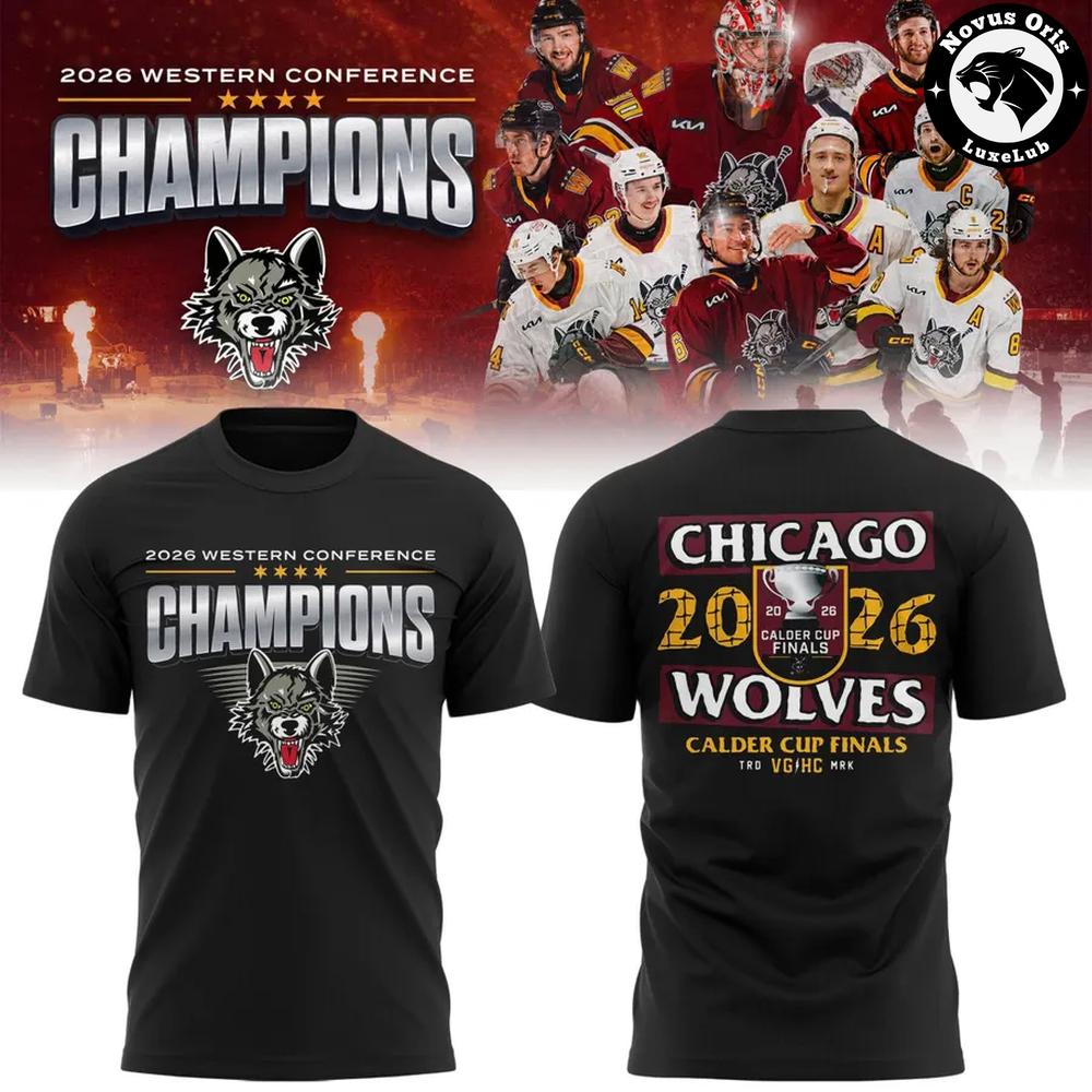 Chicago Wolves 2026 Calder Cup Finals AHL Champions T-Shirt