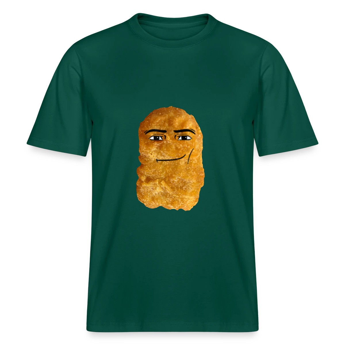Chicken Nugget Man Face Cowboy Meme Graphic Shirt 3 Chicken Nugget Man Face Cowboy Meme Graphic Shirt - Image 3