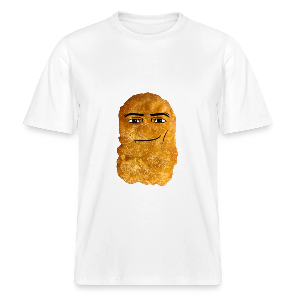 Chicken Nugget Man Face Cowboy Meme Graphic Shirt 2 Chicken Nugget Man Face Cowboy Meme Graphic Shirt - Image 2