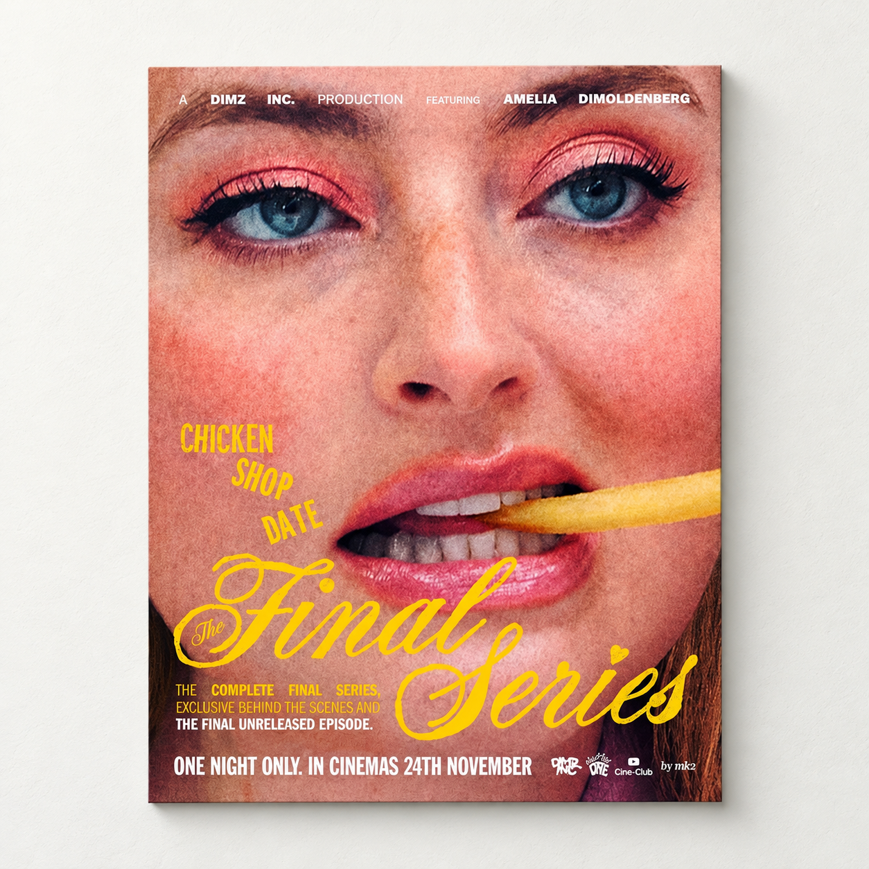 Chicken Shop Date The Final Series Starring Amelia Dimoldenberg Poster Canvas