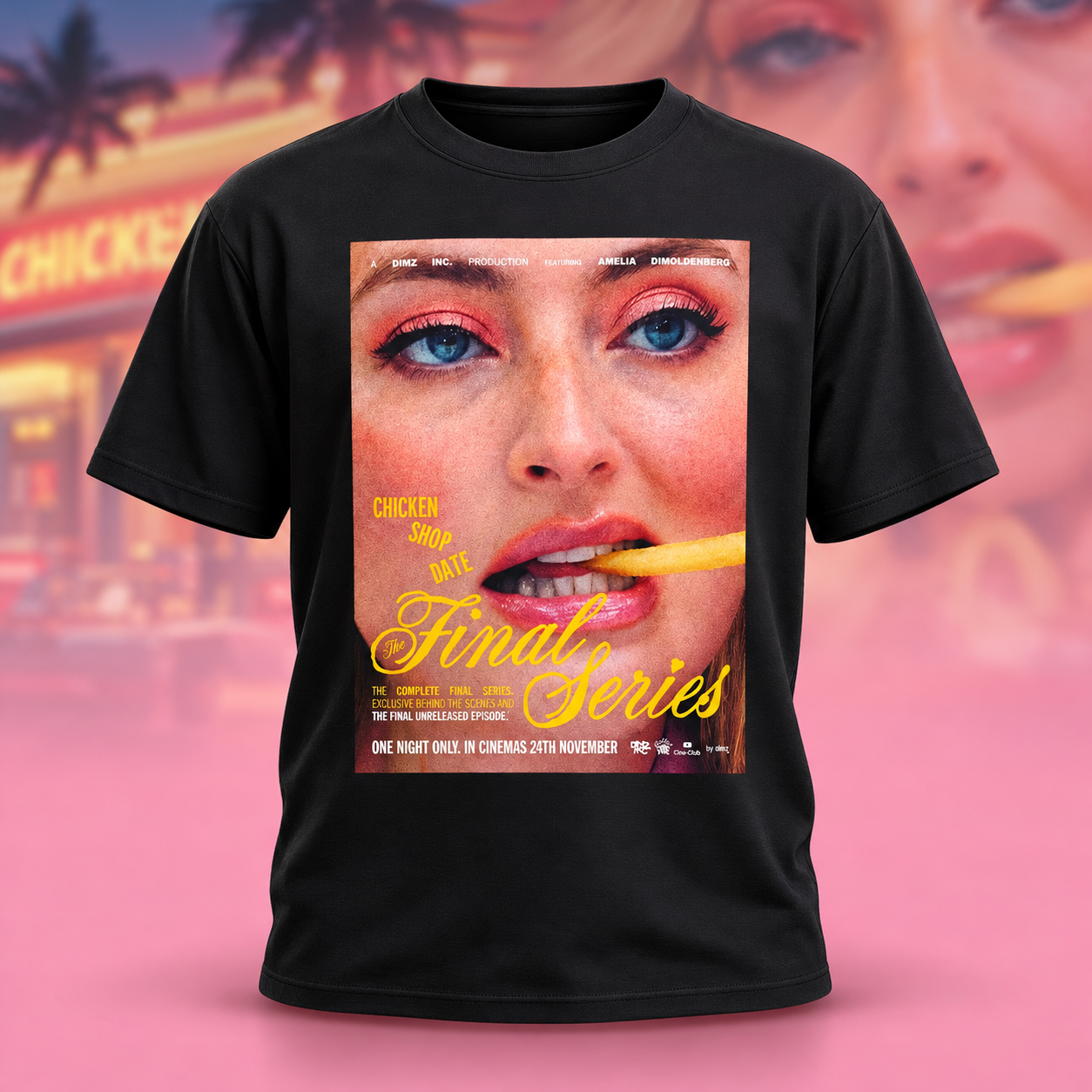 Chicken Shop Date The Final Series Starring Amelia Dimoldenberg Unisex TShirt