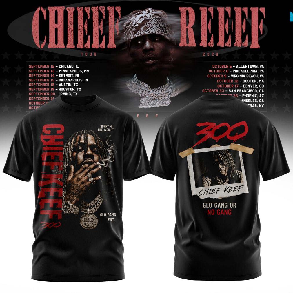 Chief Keef Black 300 Concert Edition T Shirt