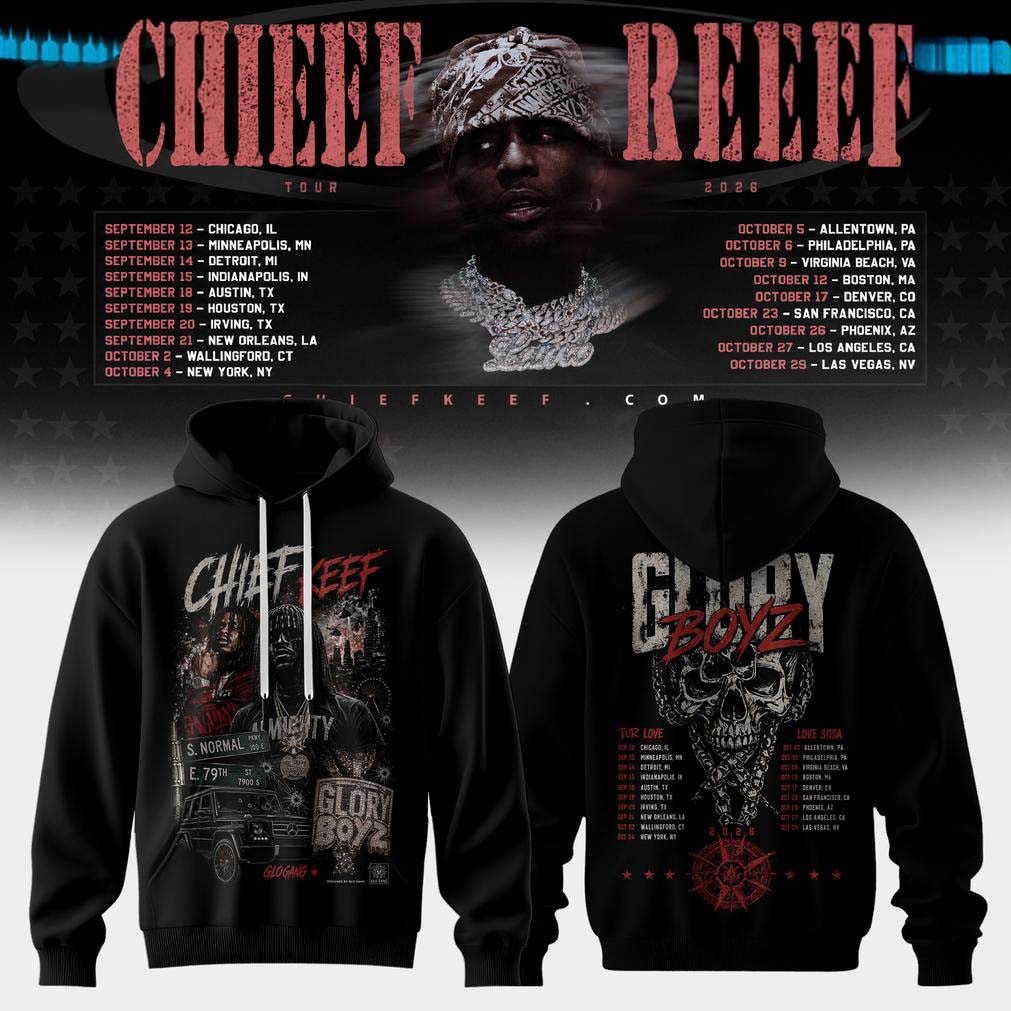 Chief Keef Black Finally Rich Concert Hoodie