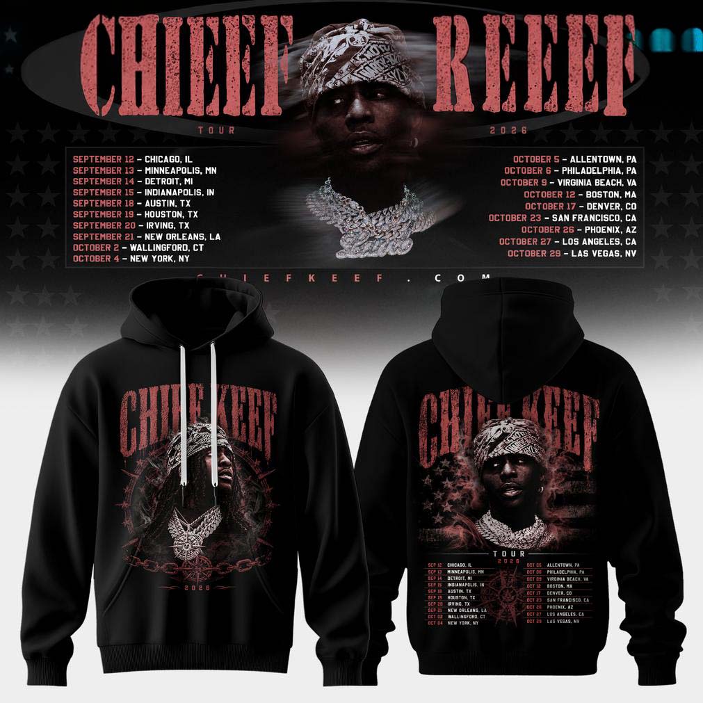 Chief Keef Black Live 26 Tour Hoodie