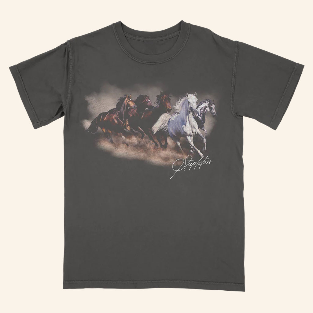 Chris Stapleton Merch 2026 Stapleton HorsesTShirtFather's Day Presents For Dad