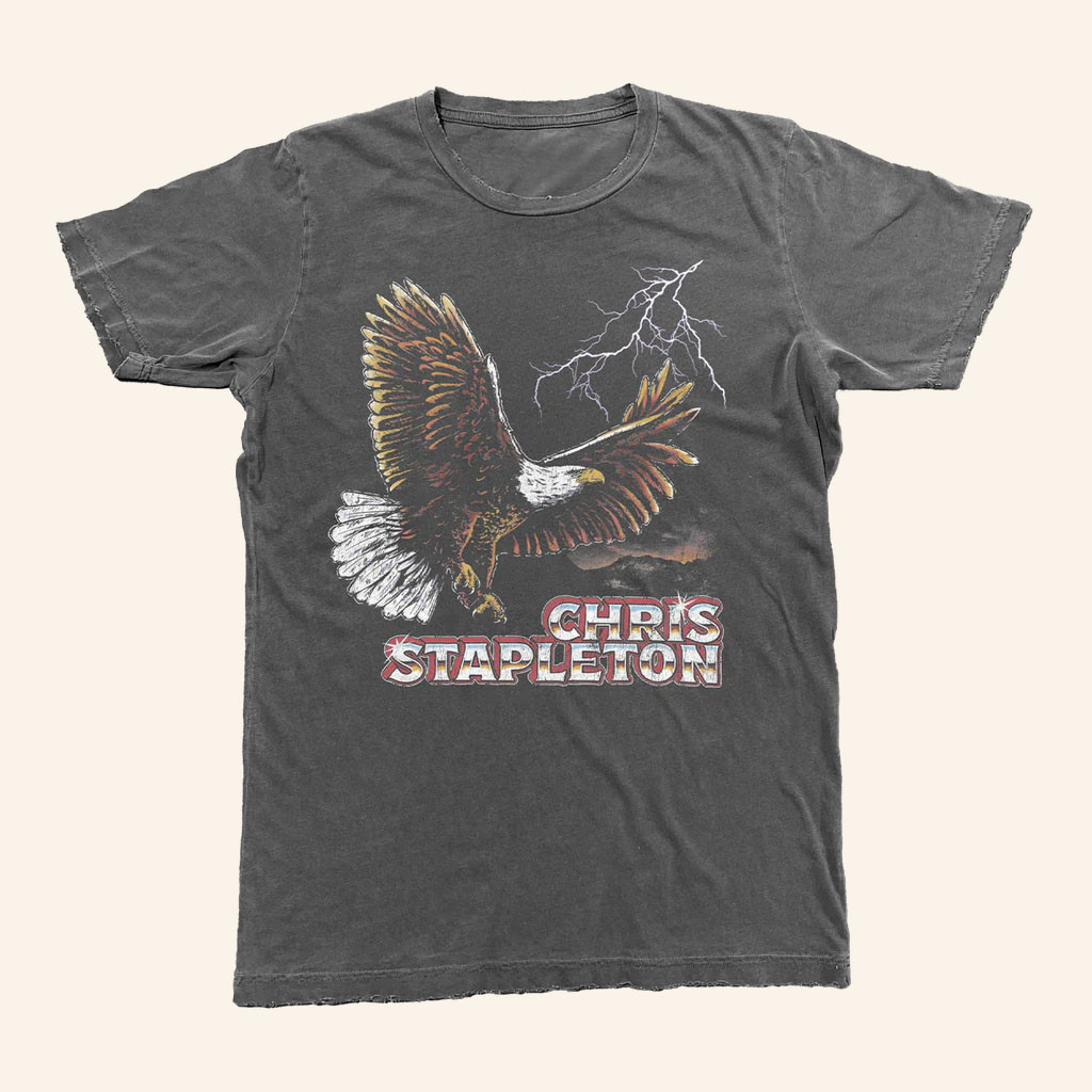 Chris Stapleton Merch 2026 Vintage EagleTShirtGood Father's Day Presents