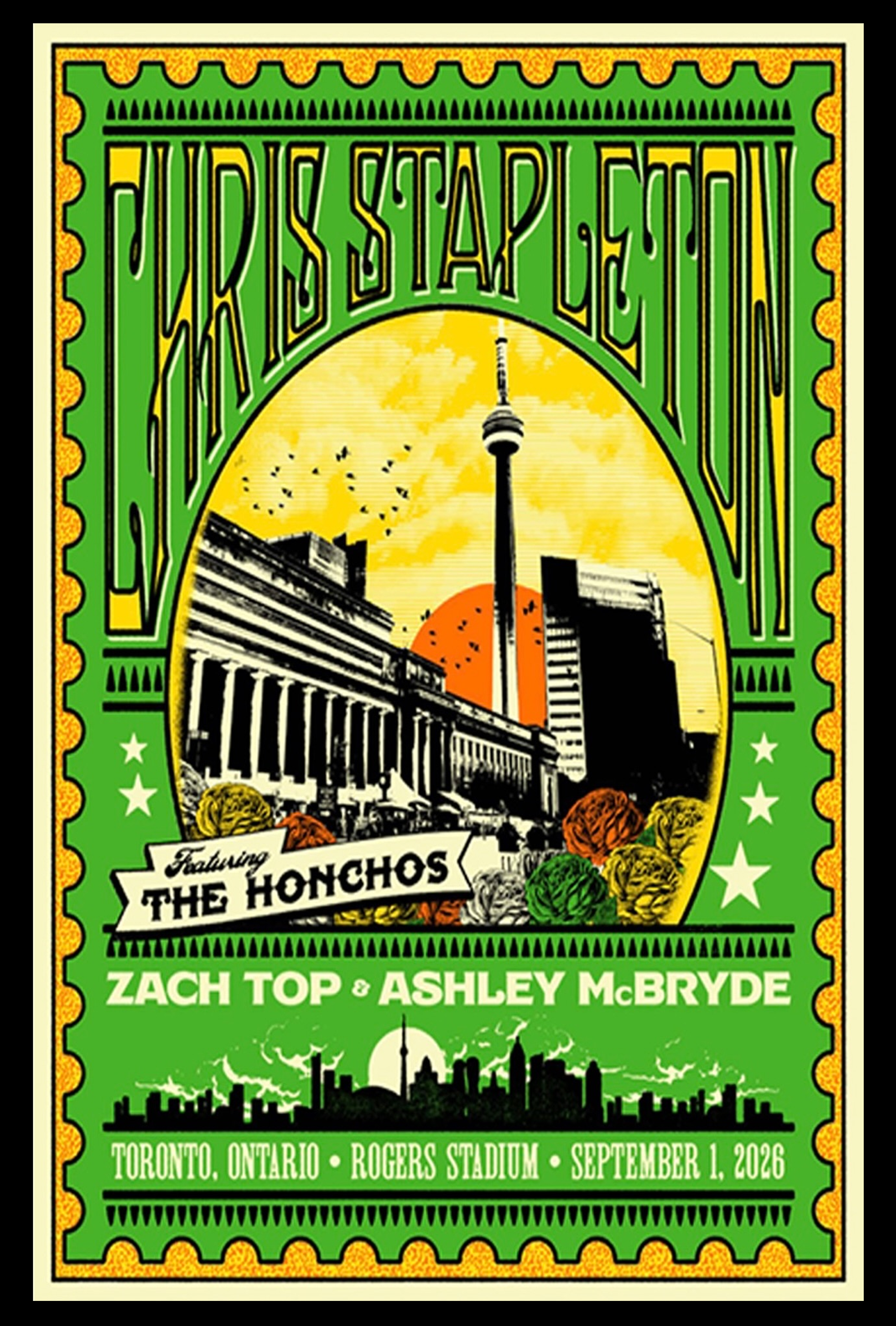 chris stapleton sep 1 2026 rogers stadium in toronto canada poster merch w7XrI - merchtourboutique
