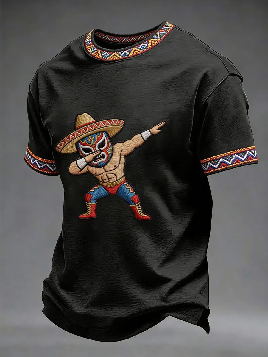 Cinco De Mayo Dab Wrestler TShirt Funny Apparel Gift For Friends