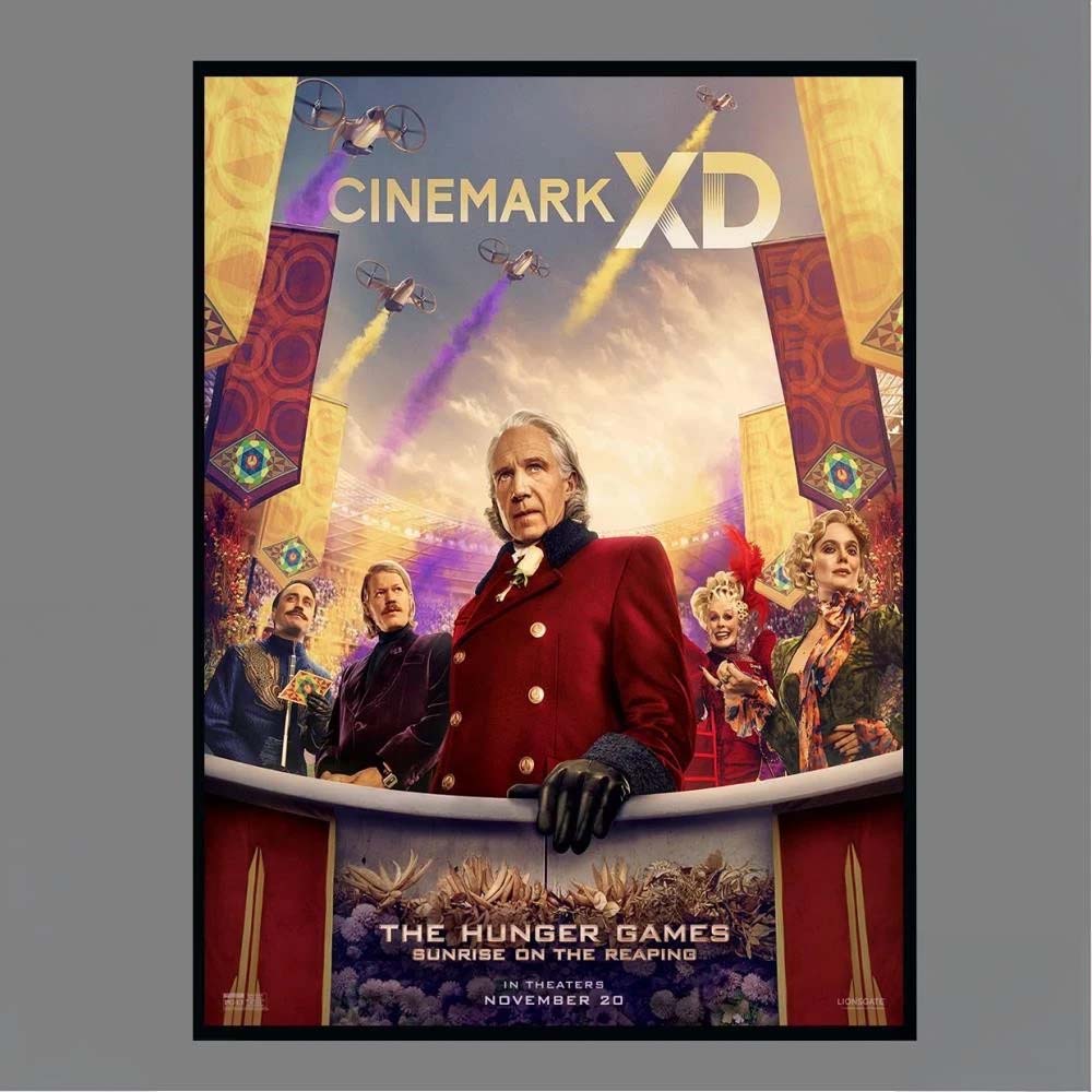 Cinemark XD The Hunger Games Sunrise On The Reaping In Theaters November 20 Lionsgate Movie Wall Art Print Poster