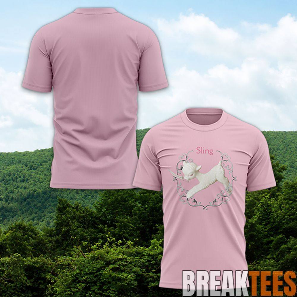 Clairo Sling Album 5-Year Anniversary Limited Edition Pink Shirt