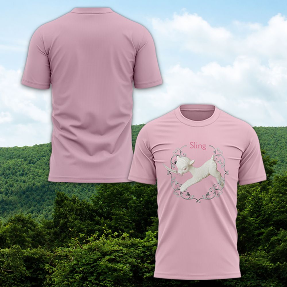 Clairo Sling Album 5Year Anniversary Limited Edition Pink Shirt