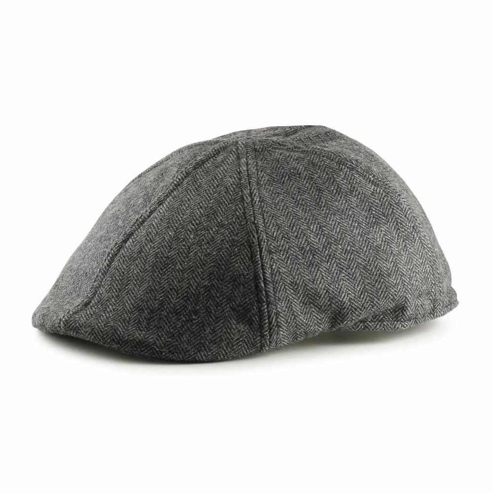 Classic Style Pub Cap for Big Heads Gift for Dad Black