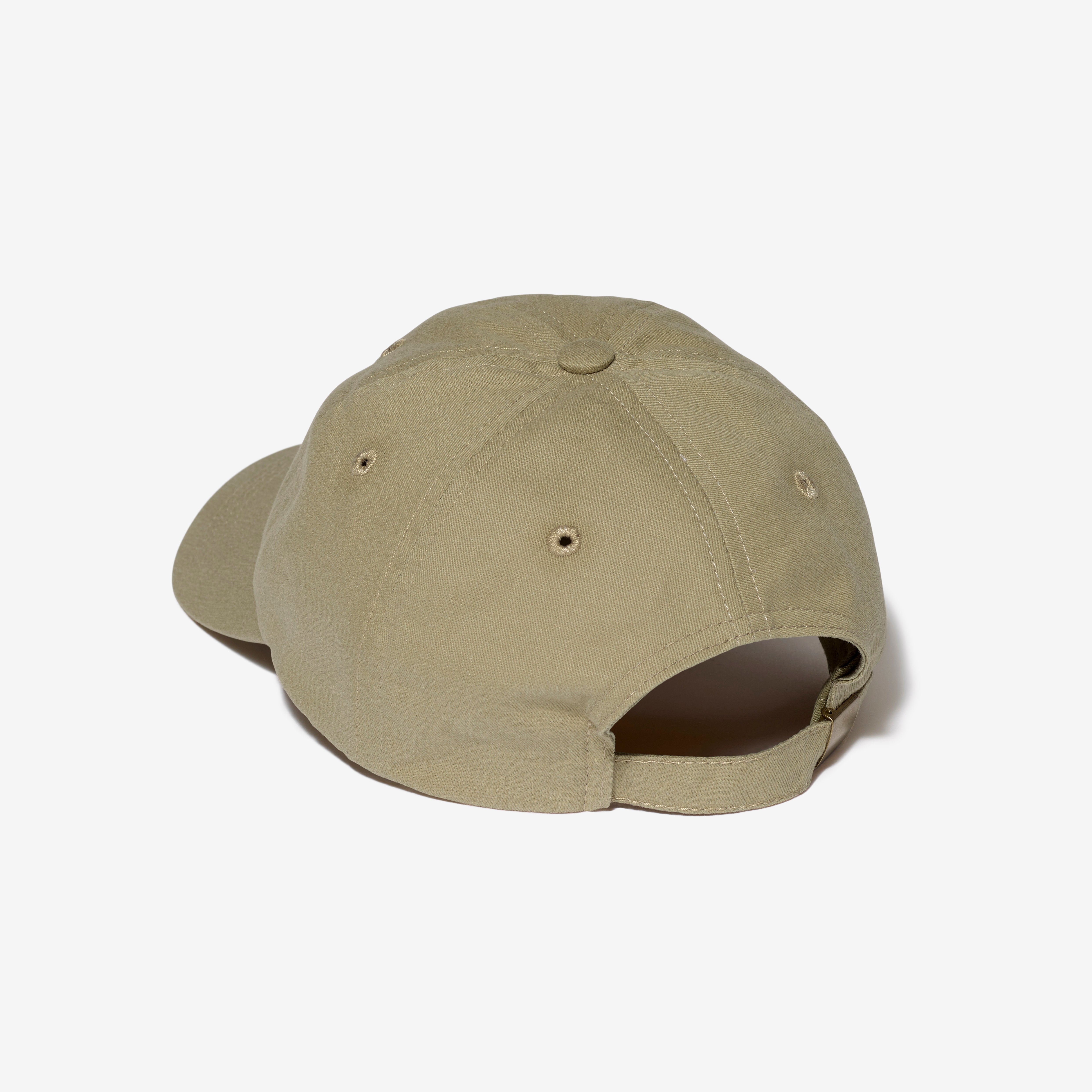 classic style stacked logo baseball cap comfortable fit for big heads tan gift for dad 1932 vysh4