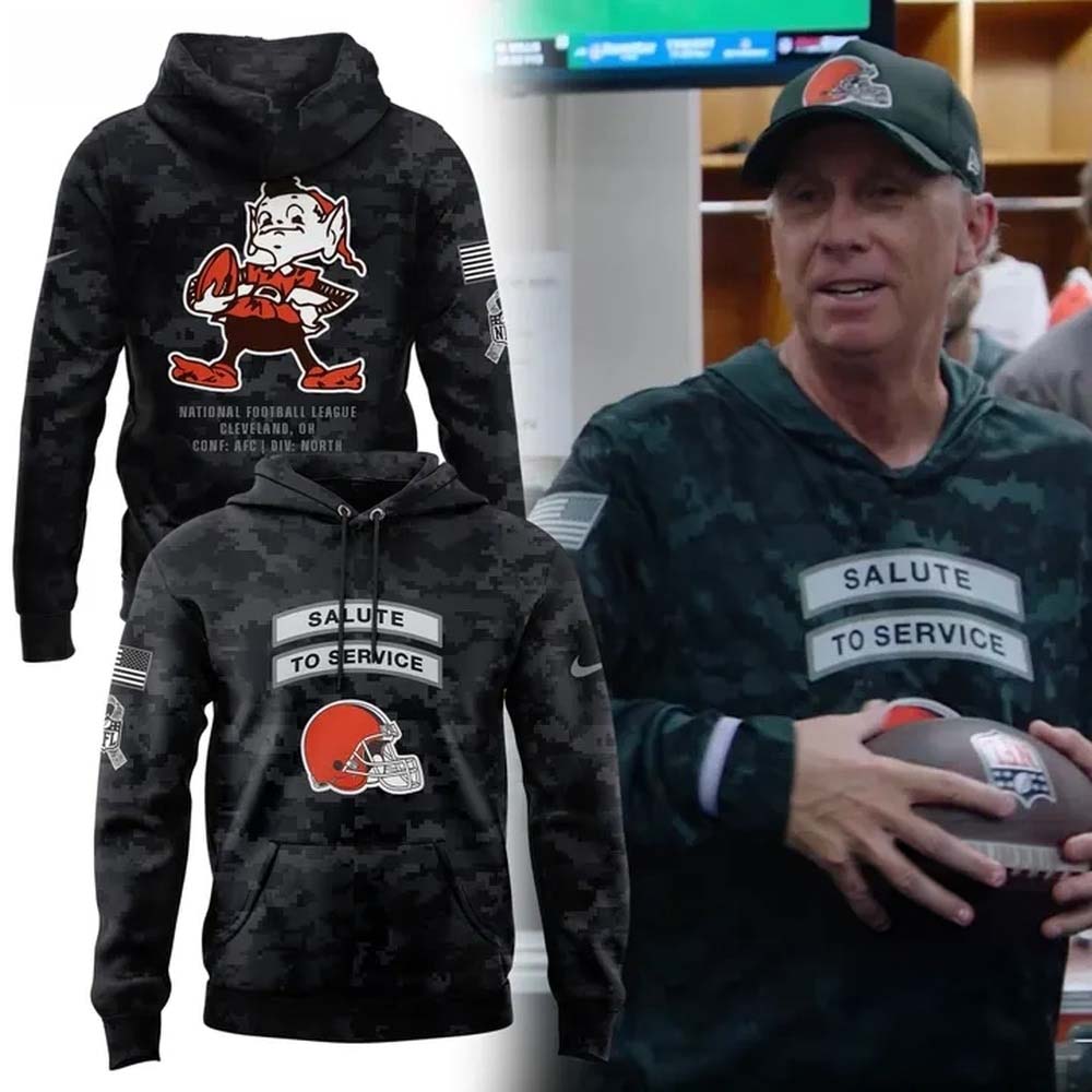 Cleveland Browns Salute to Service Sideline 2026 Hoodie