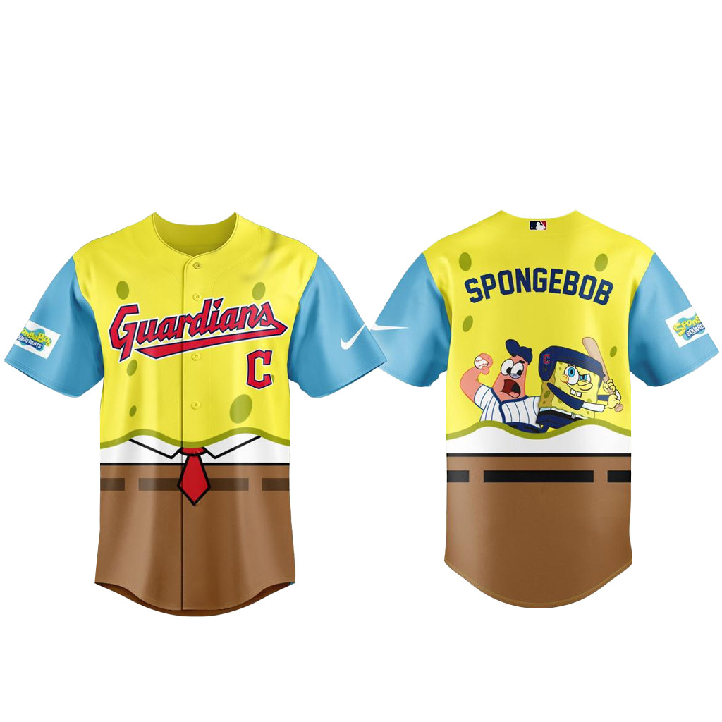 Cleveland Guardians SpongeBob Night Baseball Jersey 2026