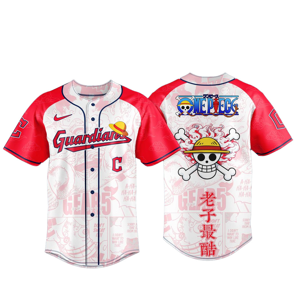 Cleveland Guardians x One Piece Night 2026 Baseball Jersey