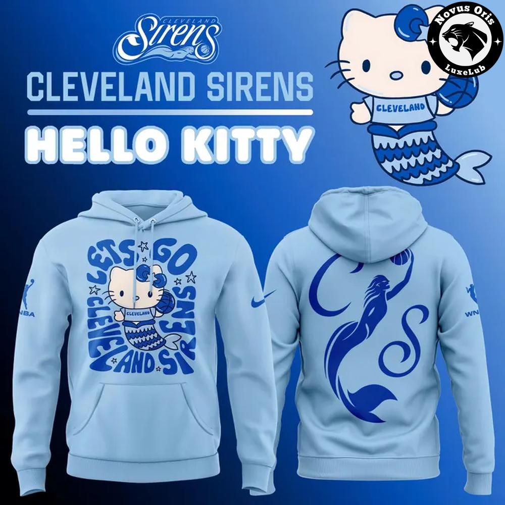 Cleveland Sirens x Hello Kitty Mermaid 2026 Edition Hoodie 1 - Unicasport Cleveland Sirens x Hello Kitty Mermaid 2026 Edition Hoodie