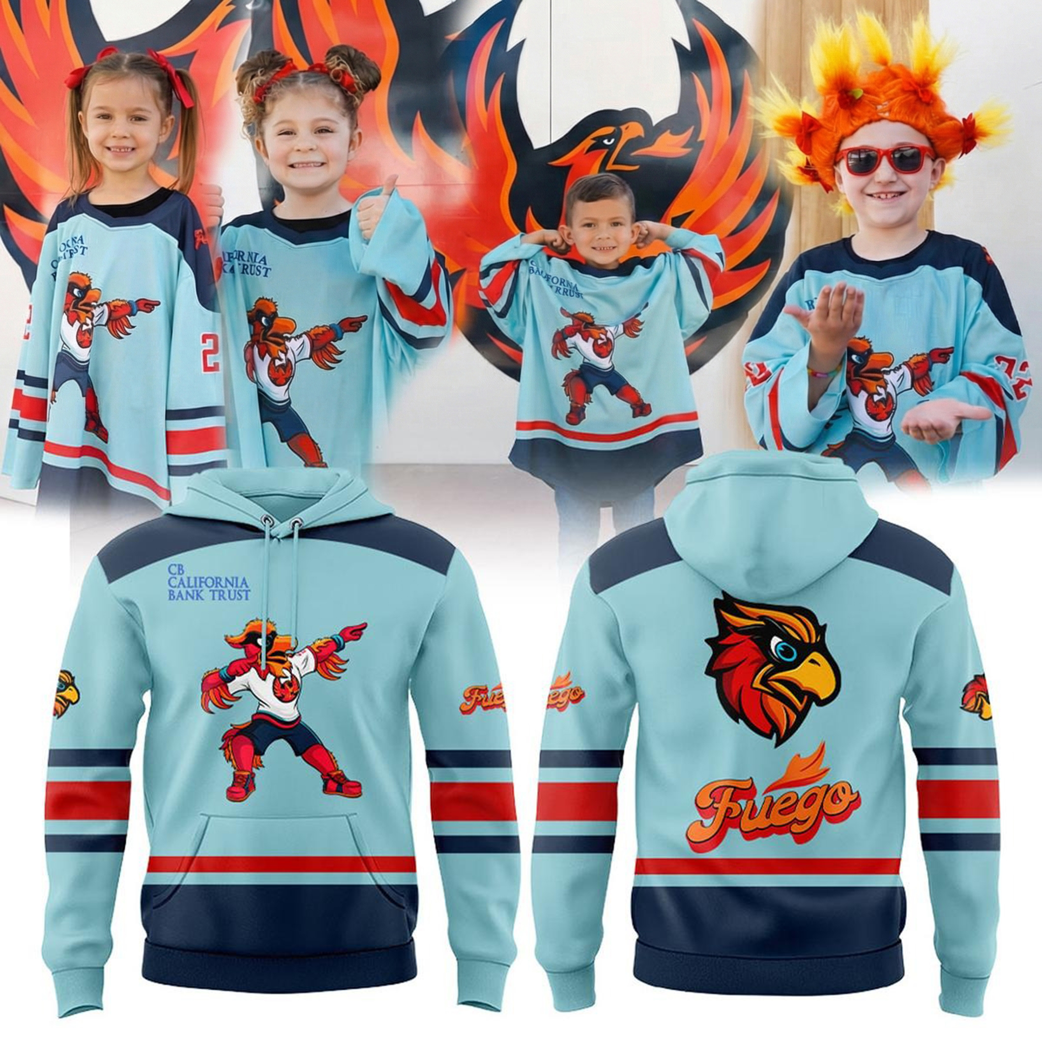Coachella Valley Firebirds x Kids Night Hoodie Firebirds Merch Unique Gift For Hockey Fans Hot Item 2026 