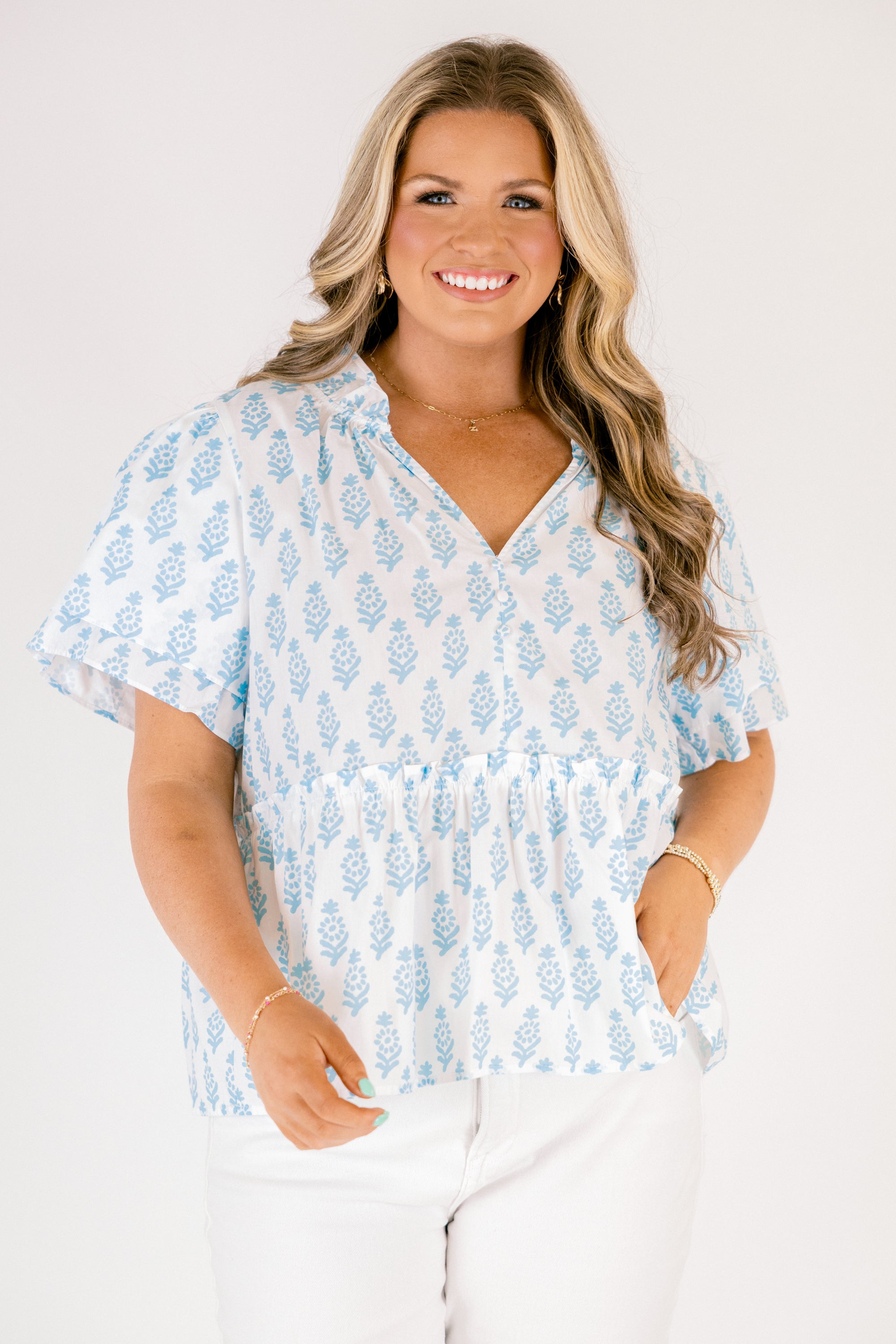 Coastal Love Top, White