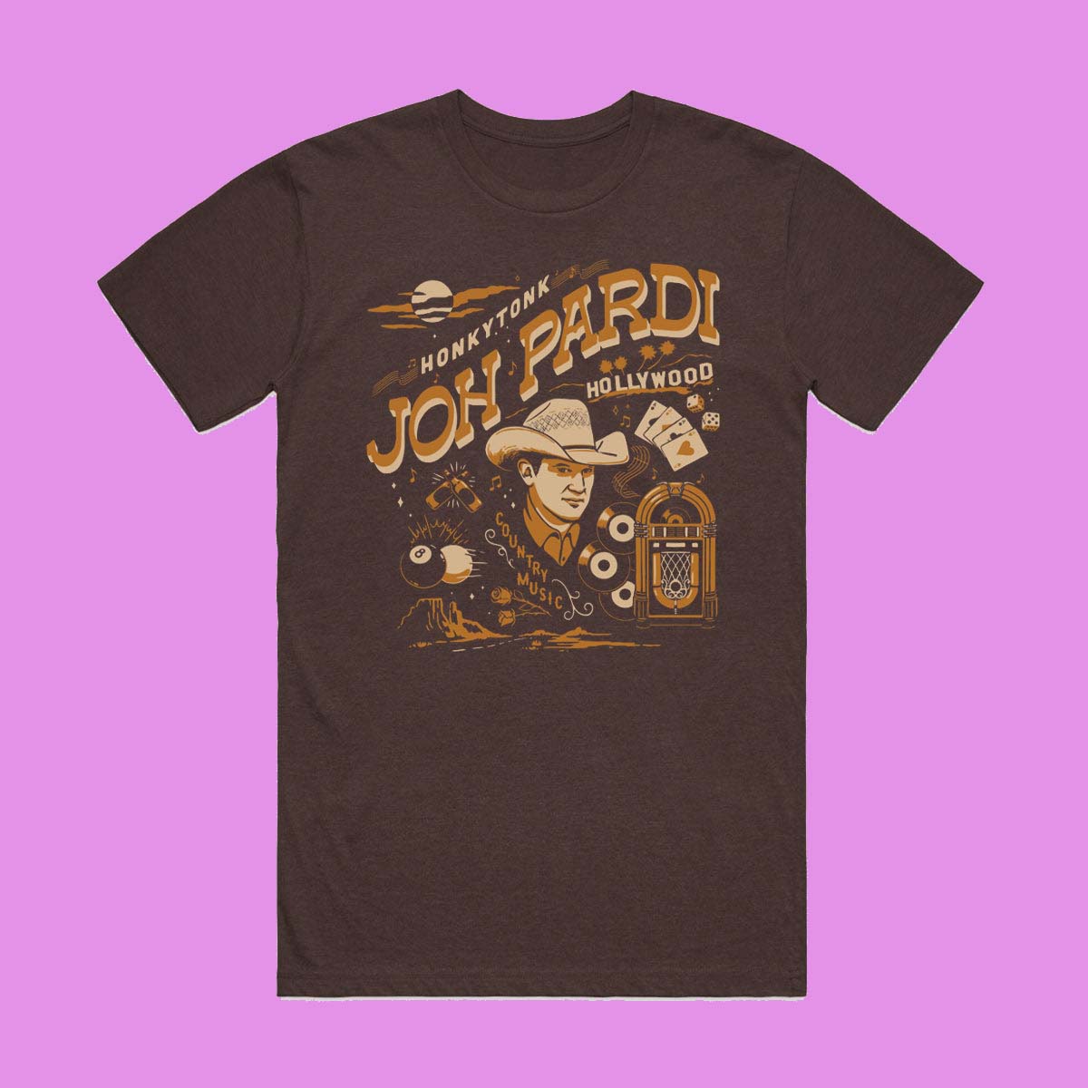 Jon Pardi Tour 2026 Collage T-Shirt - Best Gift for Fans
