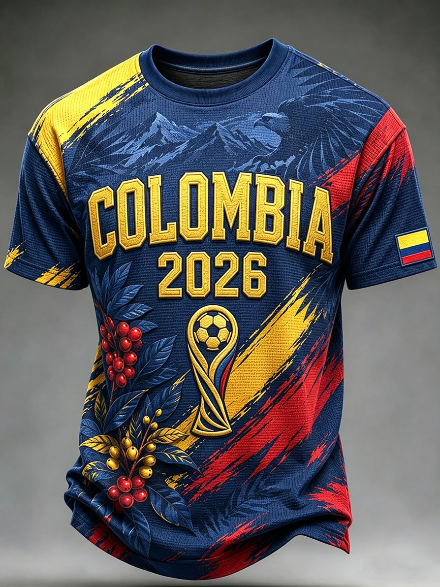 Colombia World Cup Football Celebration 2026TShirtColombia Clothing Soccer Goalie Gifts